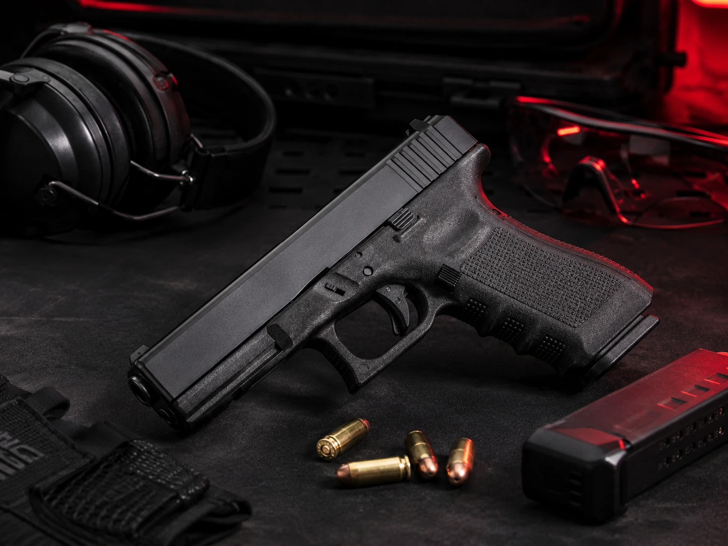Glock 17 pistol training at BZ Academy in Poland