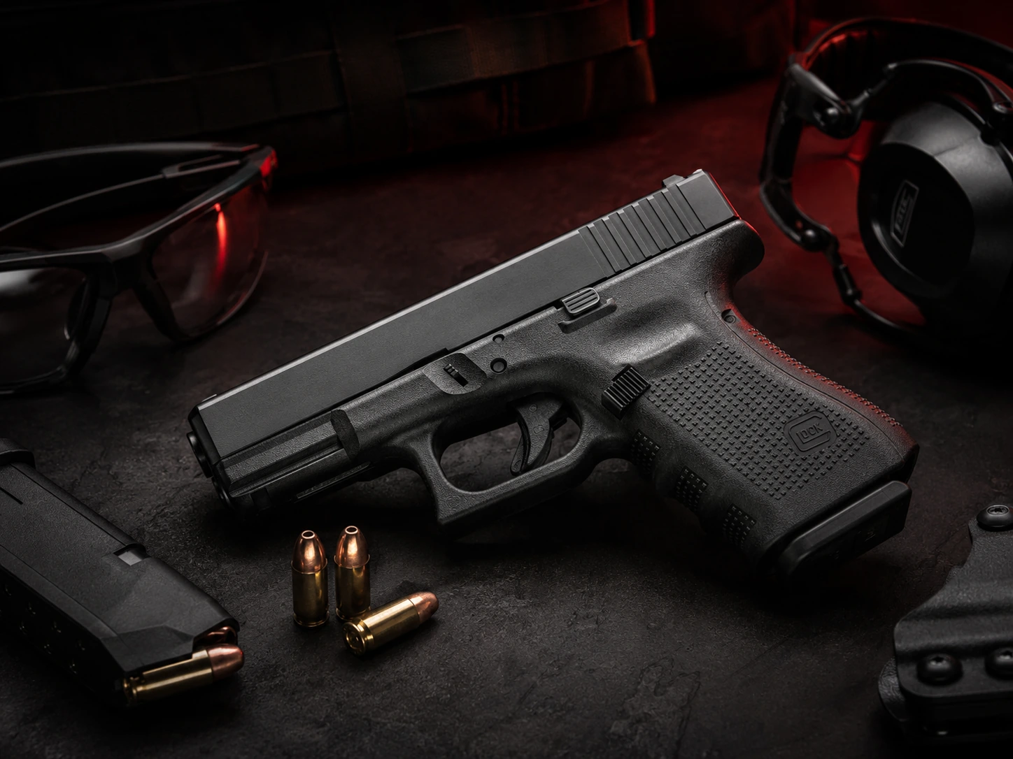 Glock 19 pistol training at BZ Academy in Poland