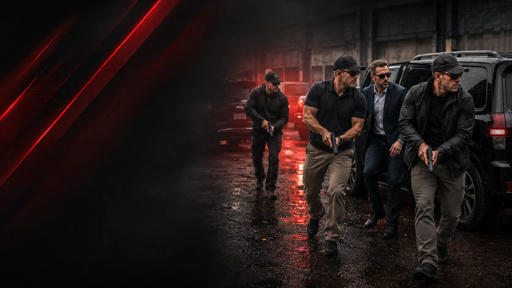 Close protection firearms and tactics course at BZ Academy in Poland