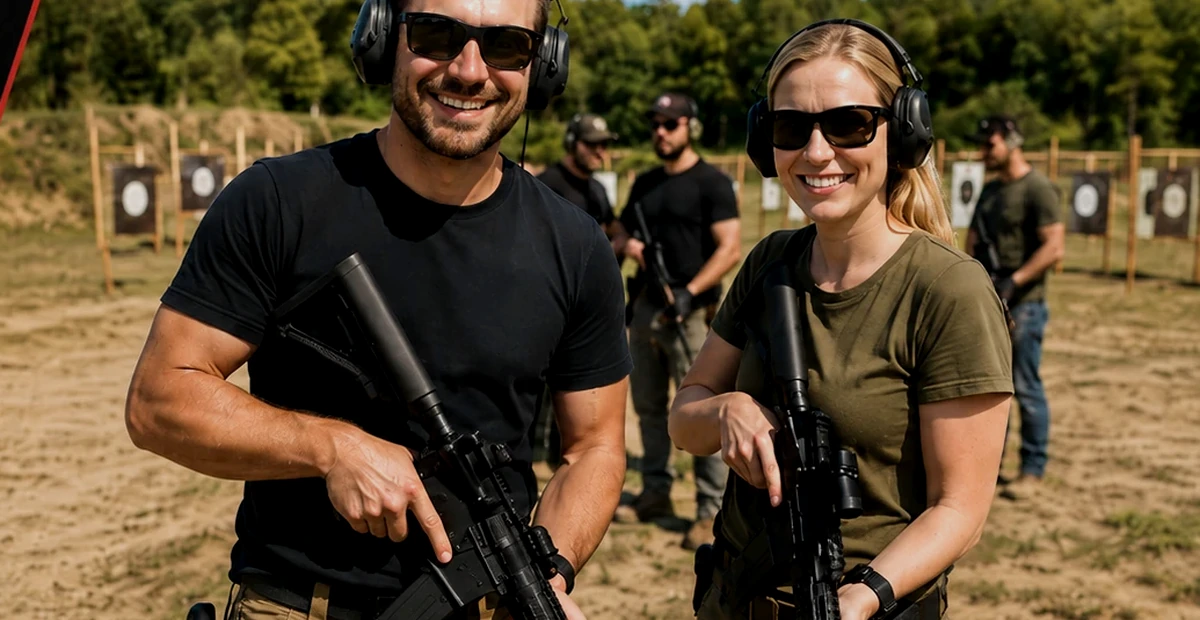 Supervised firearms training at BZ Academy