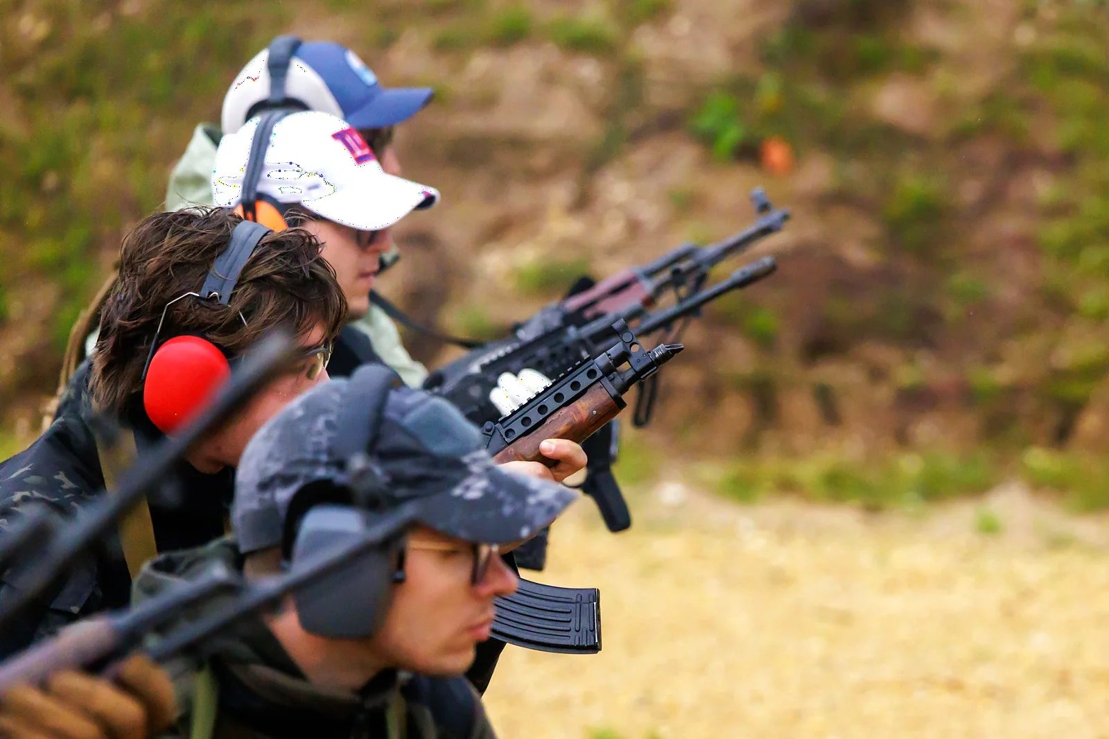 CFC Level 1 students training with AK platform rifles at BZ Academy in Poland