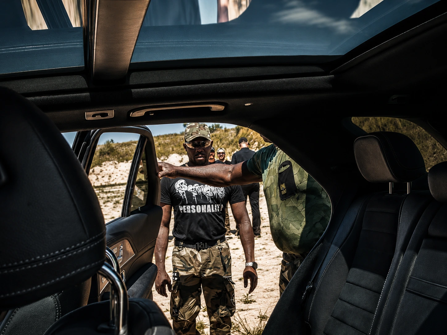 EMBUS and DEBUS vehicle drills during close protection training at BZ Academy in Poland