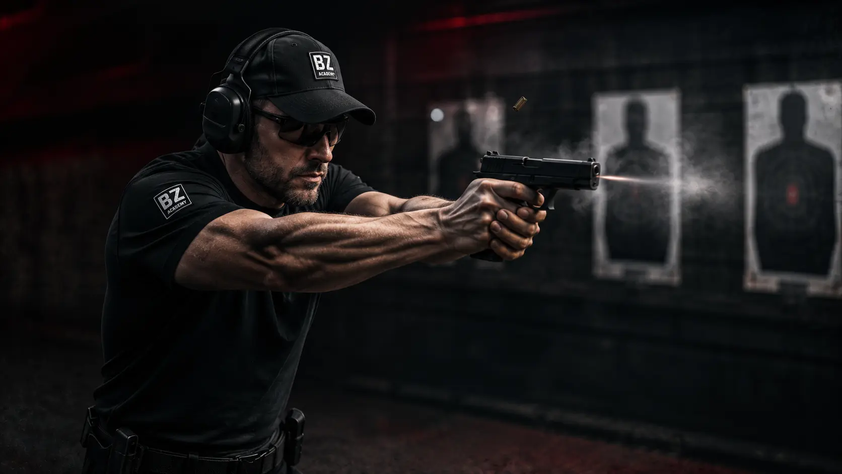Firearms training for close protection at BZ Academy in Poland