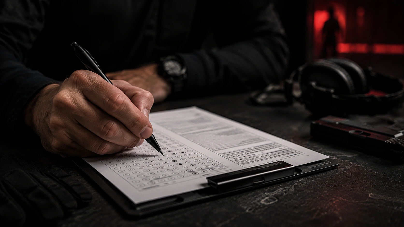 Multiple choice written test for CPFT certification at BZ Academy in Poland