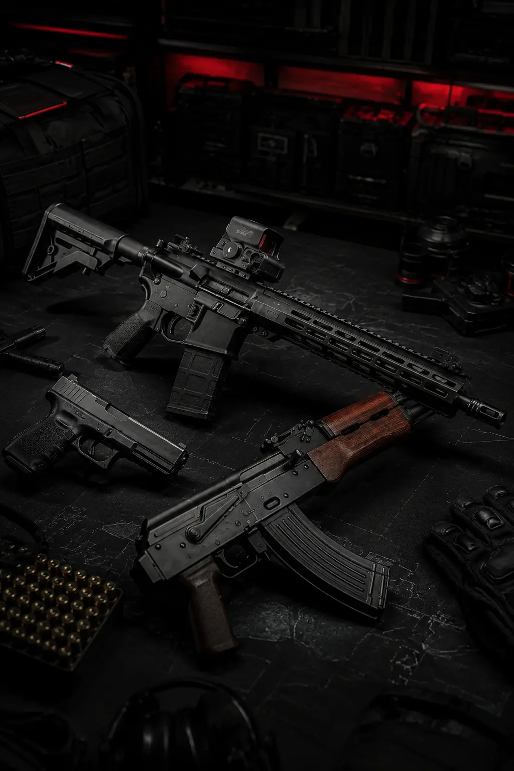 Combined pistol and rifle private training at BZ Academy in Poland