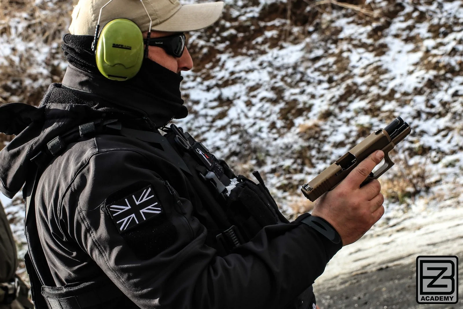 Tactical Pistol students working through structured range drills