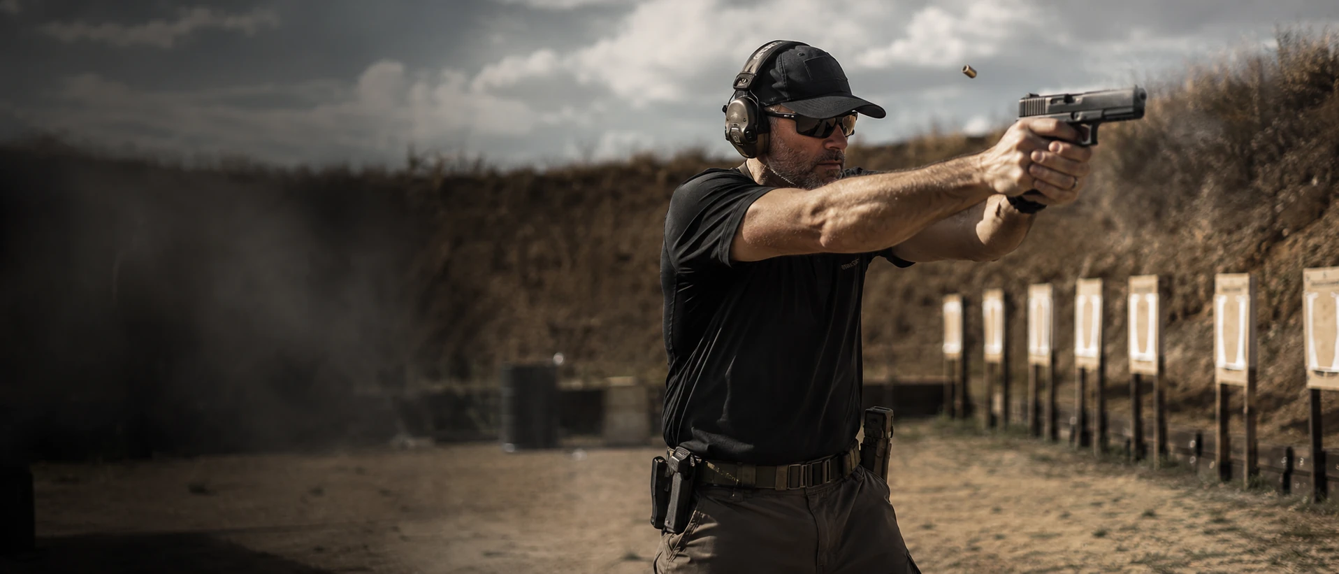 Tactical Pistol graduate performance drill at BZ Academy in Poland