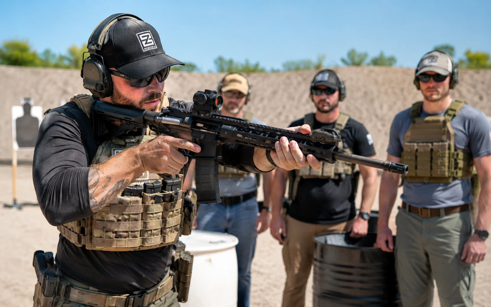 Professional firearms training company using the BZ Academy facility in Poland