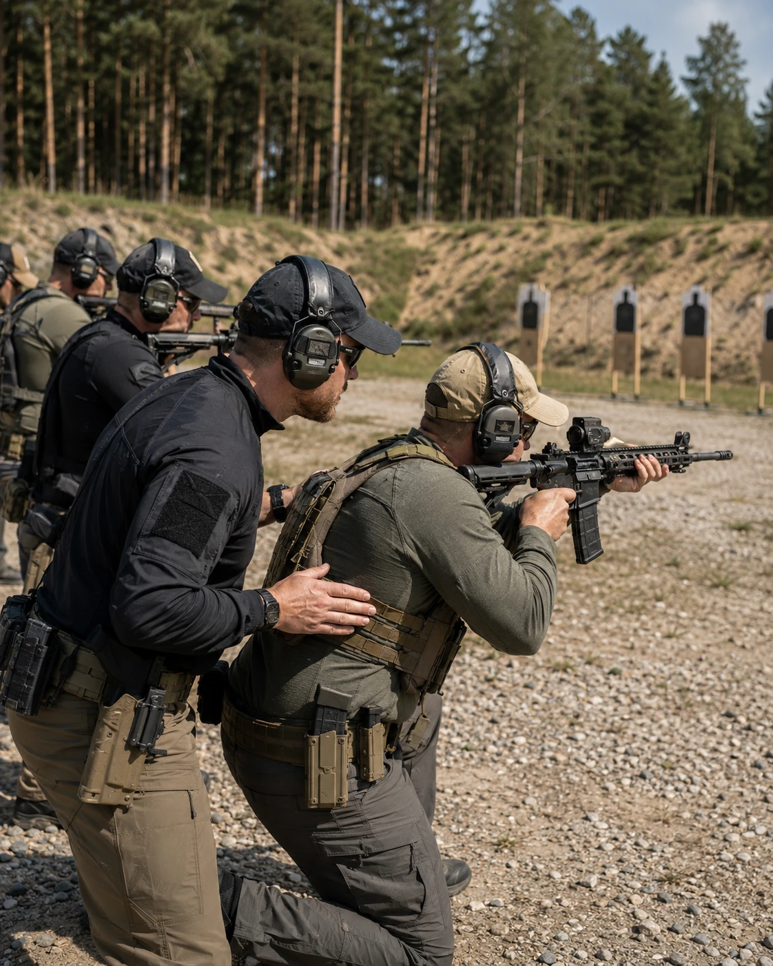 Live-fire training support at BZ Academy in Poland