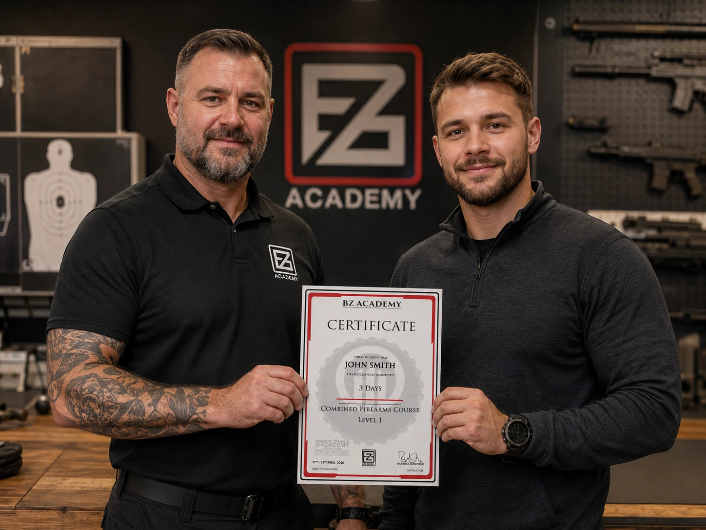 Certification and return transfer after BZ Academy training in Poland