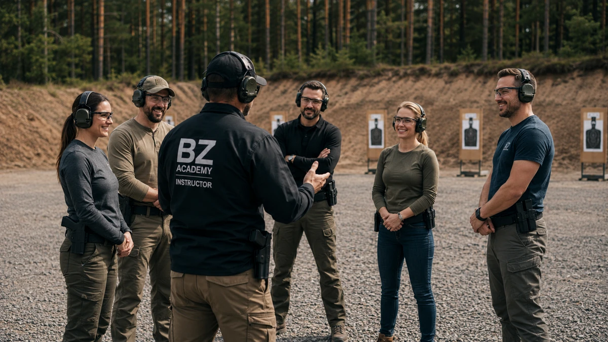 Beginner and open firearms training course at BZ Academy in Poland