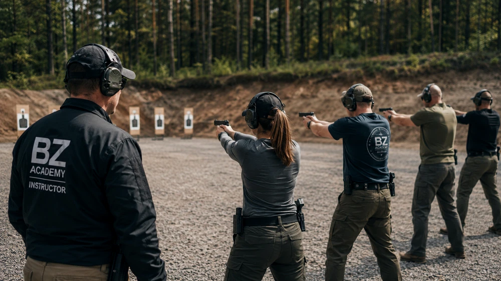 Firearms training trip to poland at BZ Academy in Poland
